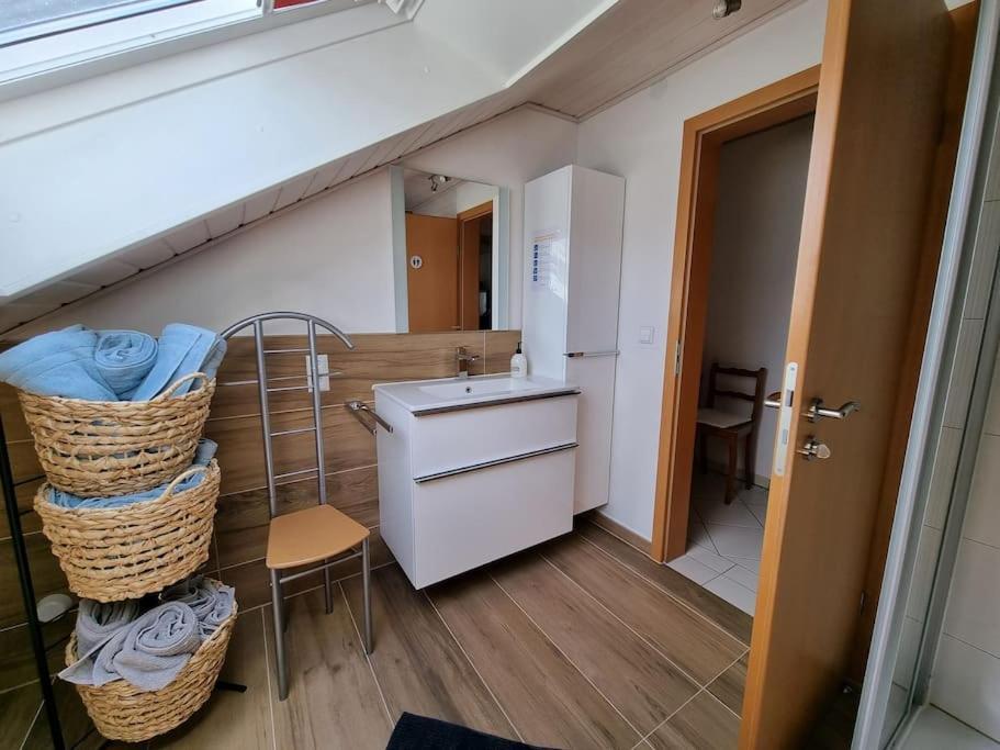 פפולנדורף Ferienwohnung Seeblick מראה חיצוני תמונה