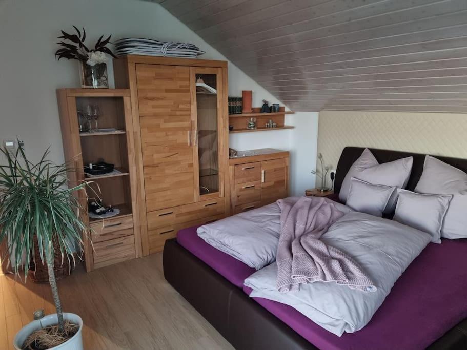 פפולנדורף Ferienwohnung Seeblick מראה חיצוני תמונה